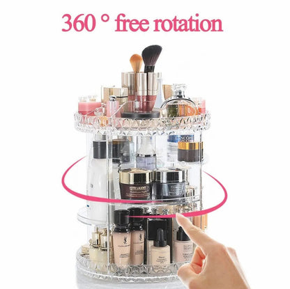 ORGANIZADOR DE MAQUILLAJE GIRATORIO de 360º ✨💄