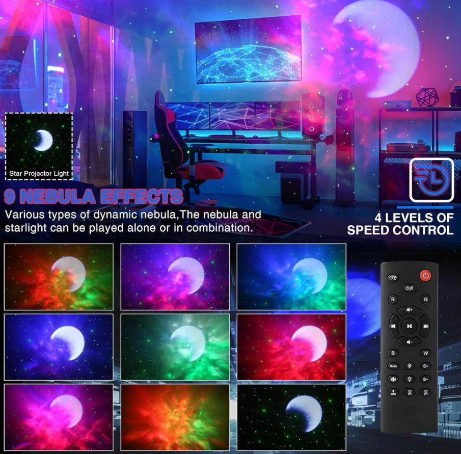 ¡ASTRONAUTA PROYECTOR CON PARLANTE🚀🌌!