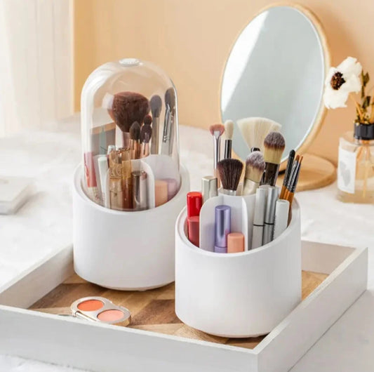 ORGANIZADOR DE BROCHAS GIRATORIO 💄✨