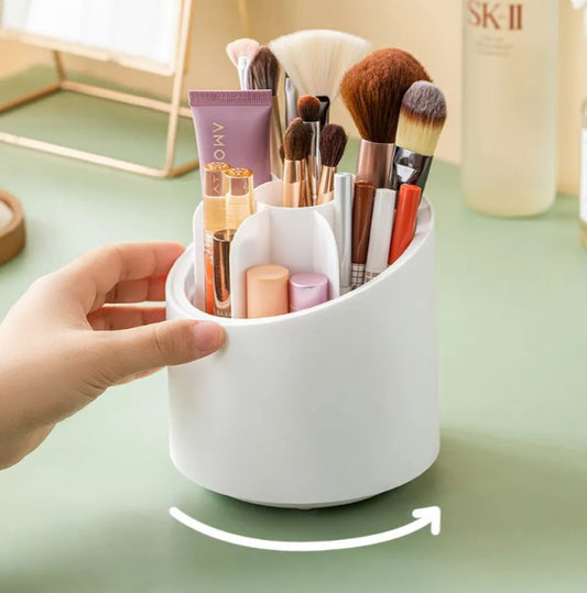 ORGANIZADOR DE BROCHAS GIRATORIO 💄✨